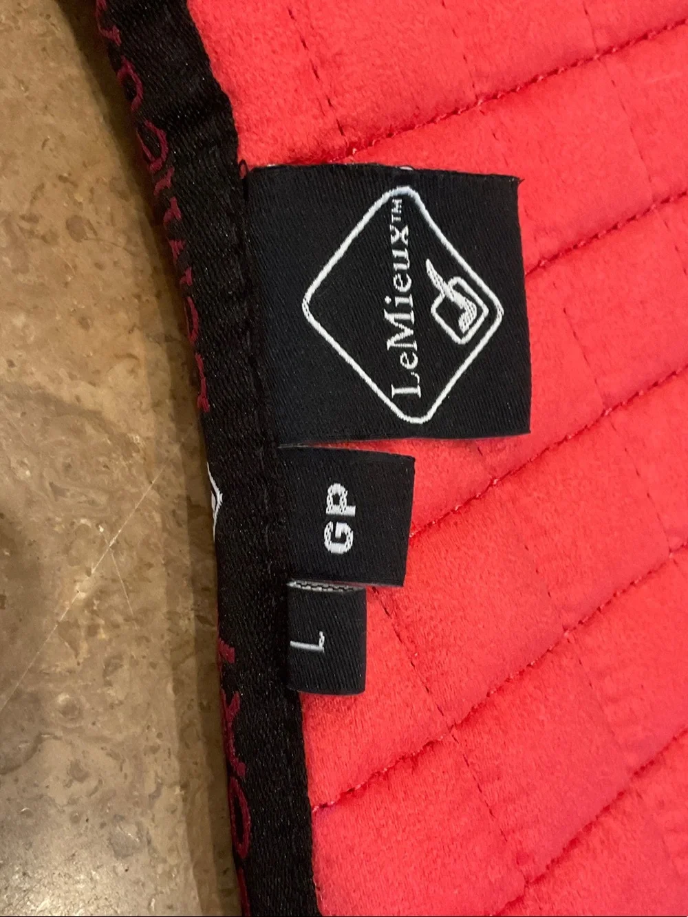 LeMieux Watermelon GP Riding Set - Half-Zip Top & Suede Saddle Pad